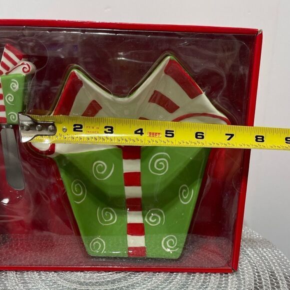 Main Street Collections Shaped Bowl with Spreader NWT - Picture 6 of 8